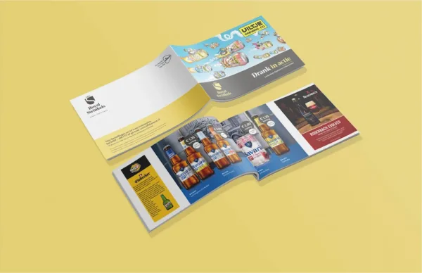 Brochure van Royal Swinkels met productoverzicht in drukwerk