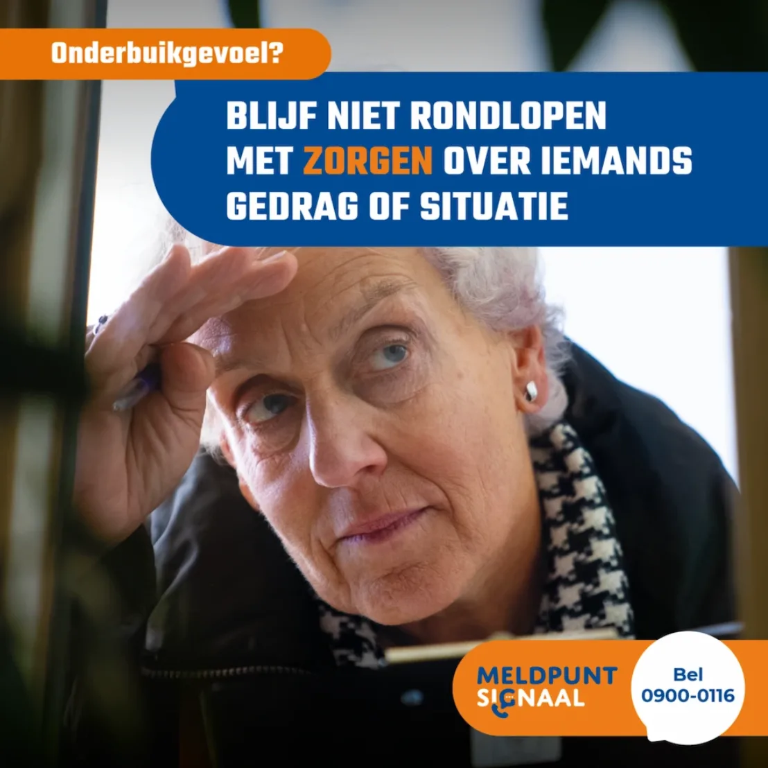 Publiekscampagne van Meldpunt Signaal over gedrag of situaties die aandacht vragen